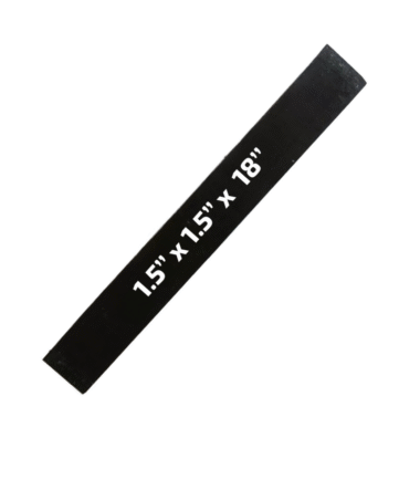 Black Ebony ( 1.5 X 1.5 X 18 )